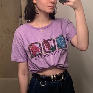 purple beaver creek tee